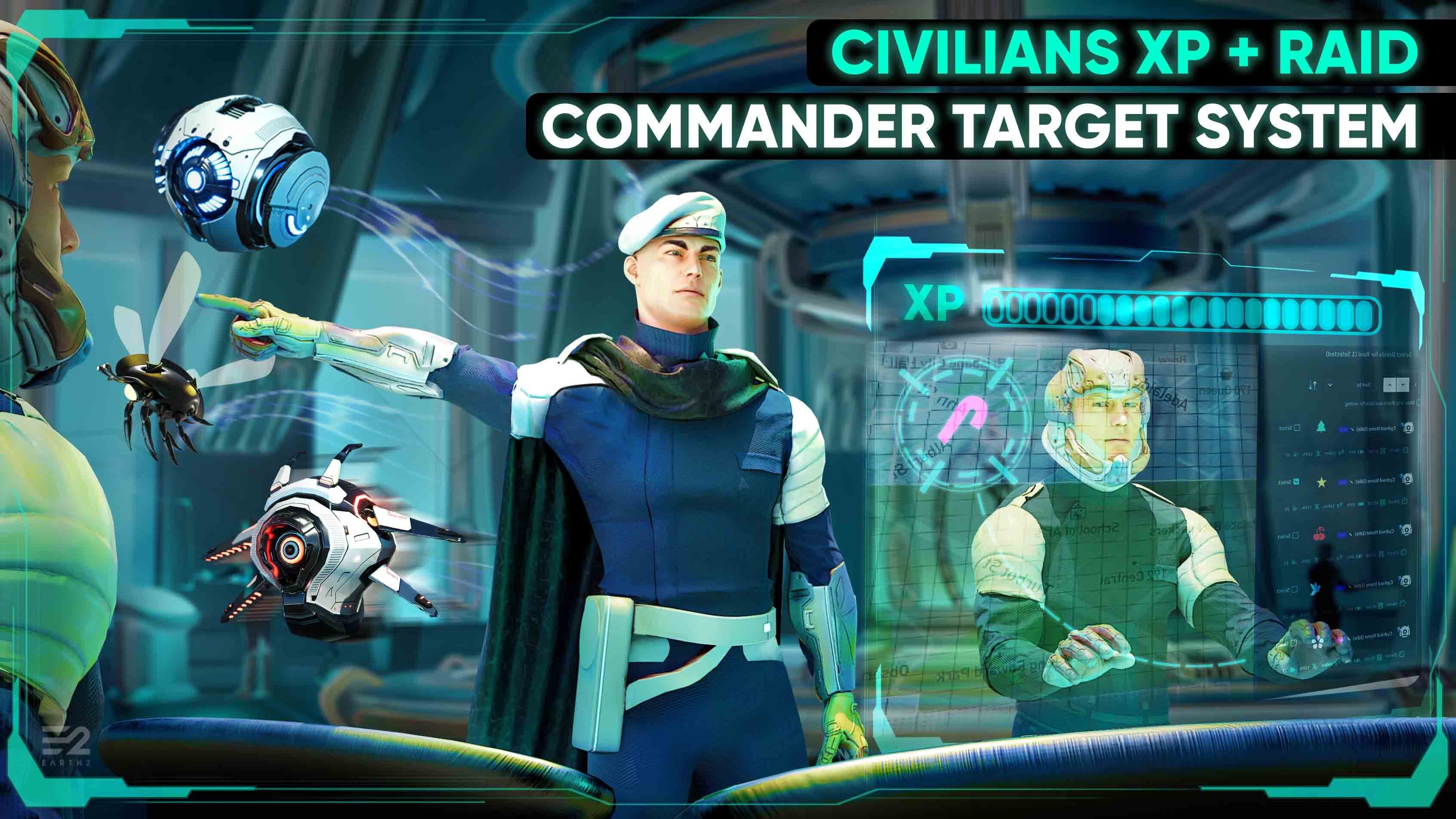 Civilians XP 및 Raid Commander 자동 타겟팅 시스템