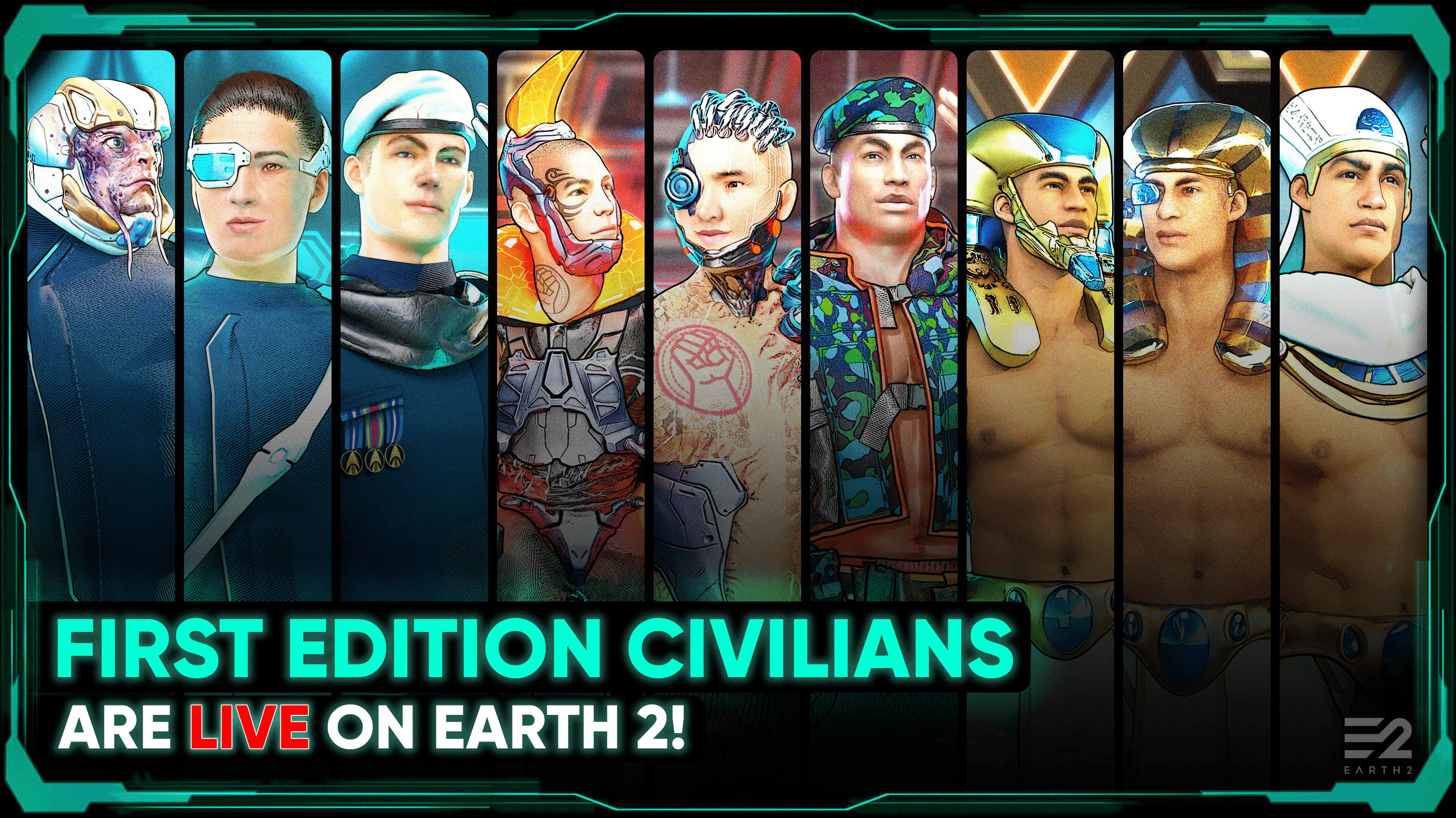 Earth 2에 퍼스트 에디션 Civilian 정식 출시!