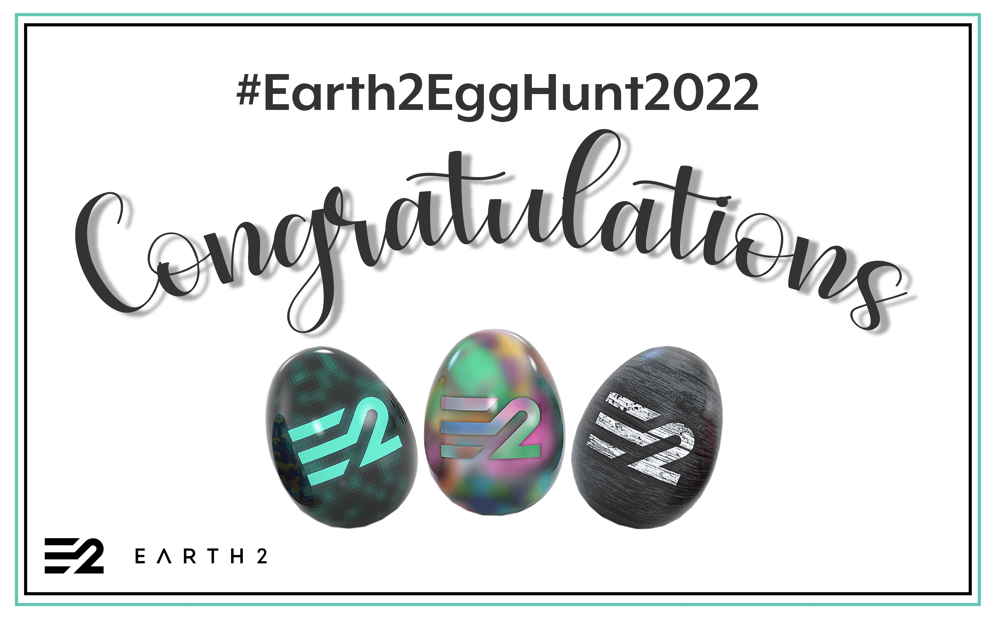 #Earth2EggHunt2022 우승자 및 준우승자 발표