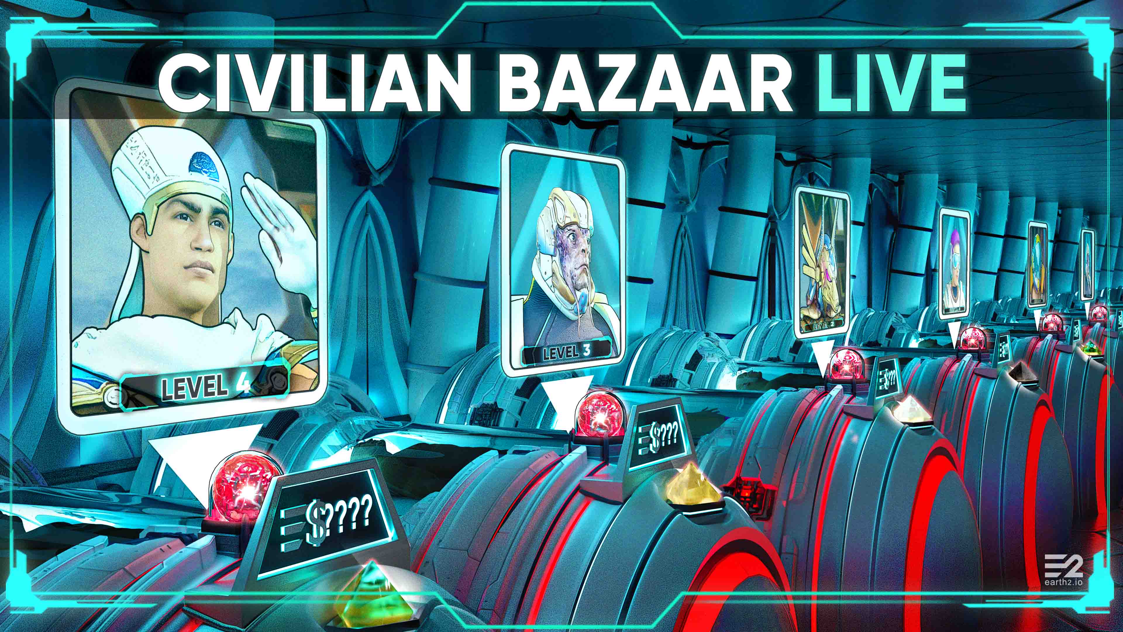 Earth 2, P2P Civilian 거래 시작