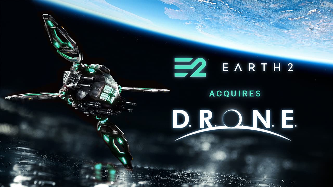 Earth 2 收购 3D 科幻载具战斗游戏 DRONE