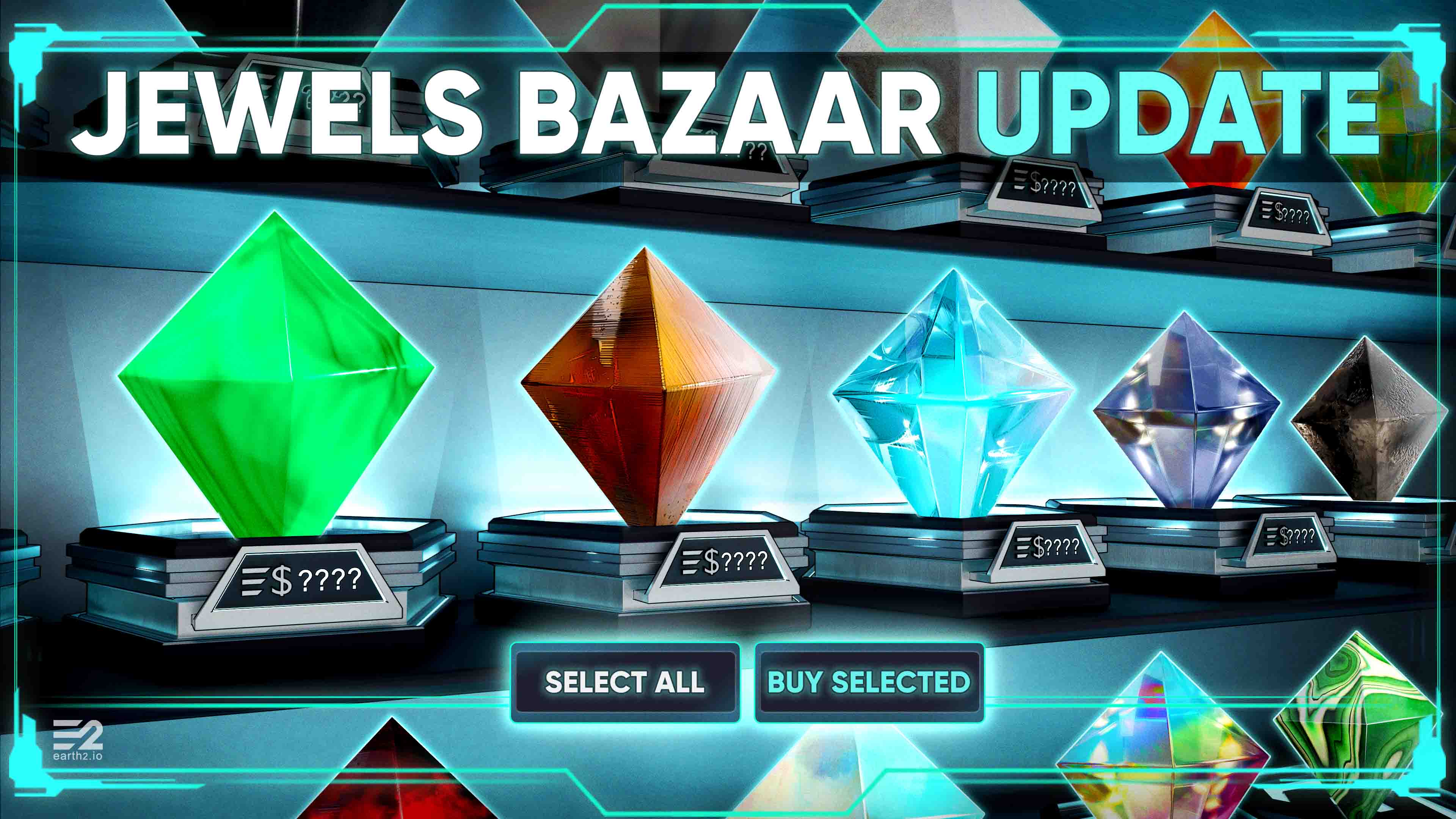 Jewel Bazaar 업데이트, Jewel 대량 구매 및 새로운 마켓플레이스 필터