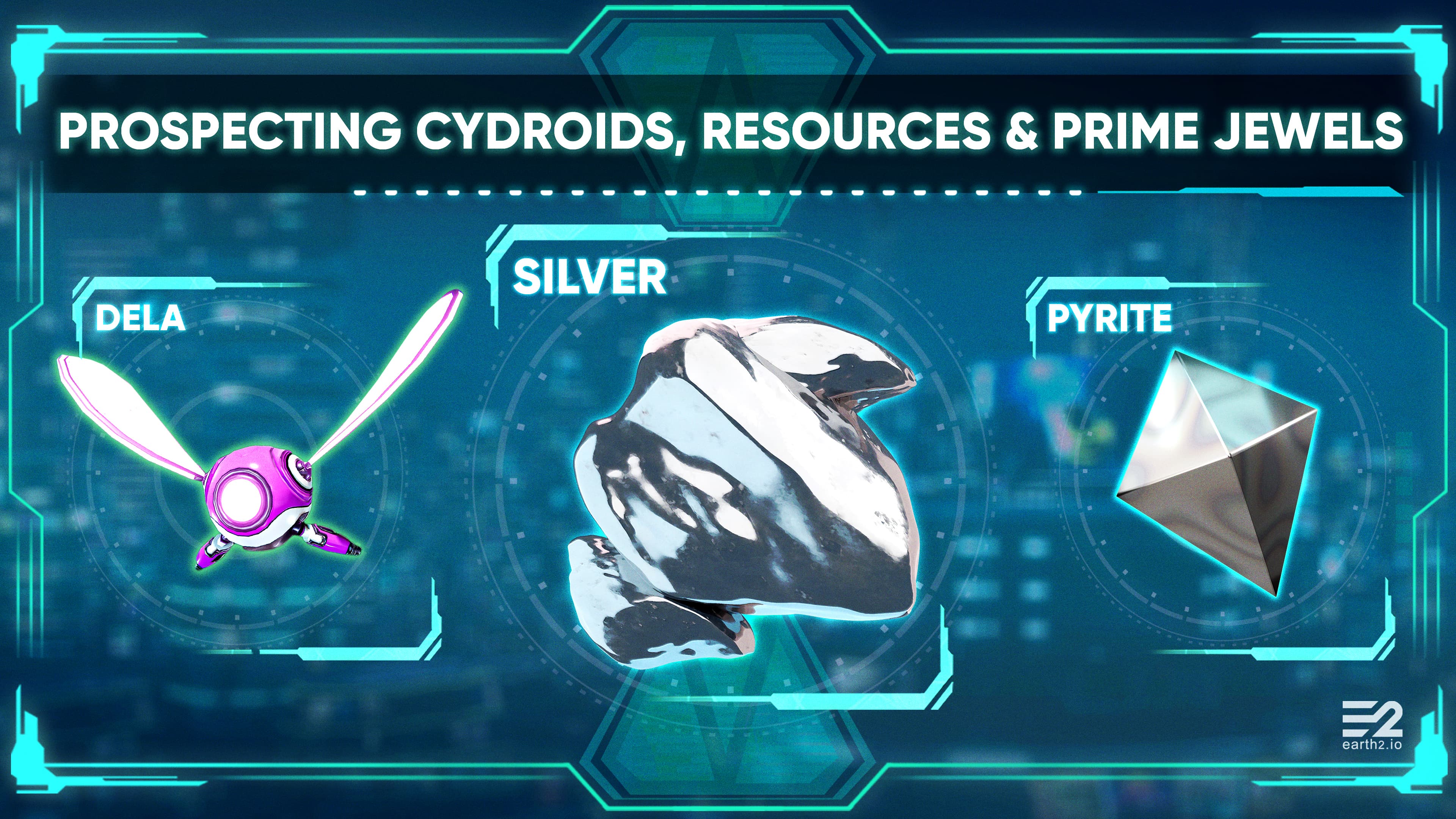 勘探Cydroid、资源和Prime Jewel – 白银